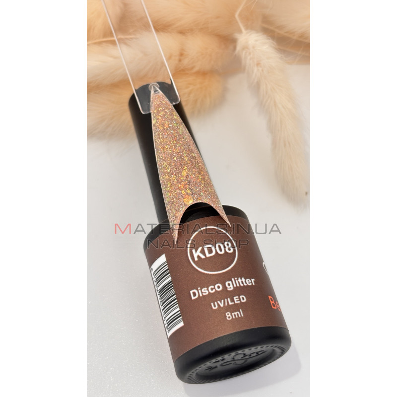 Гель-лак Disco Glitter №08 Bee Nails, 8ml