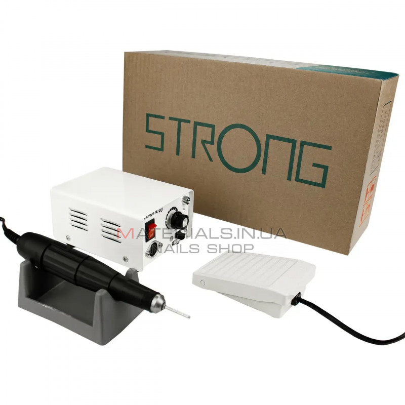 Фрезер для маникюра и педикюра Strong 90 / 102L 65Вт 35000 об, аппарат машинка профессиональный фрейзер Стронг Фрезер для маникюра и педикюра Strong 90 / 102L 65Вт 35000 об, аппарат машинка профессиональный фрейзер Стронг