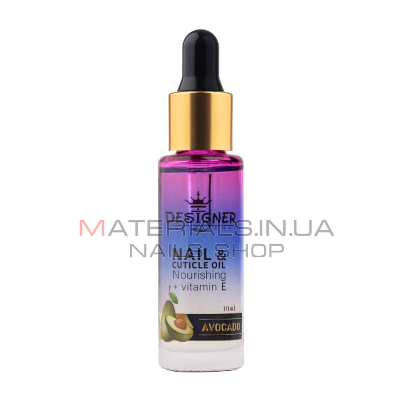 Олія для кутикули 10 мл. (Авокадо №11) - Nail&Cuticle oil від Дизайнер