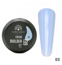 Гель для моделювання нігтів 50 г, Color Builder Gel 03- Sky