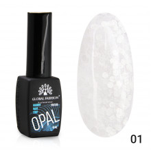 Каучукова база Snow flakes Global Fashion 8 мл, 01