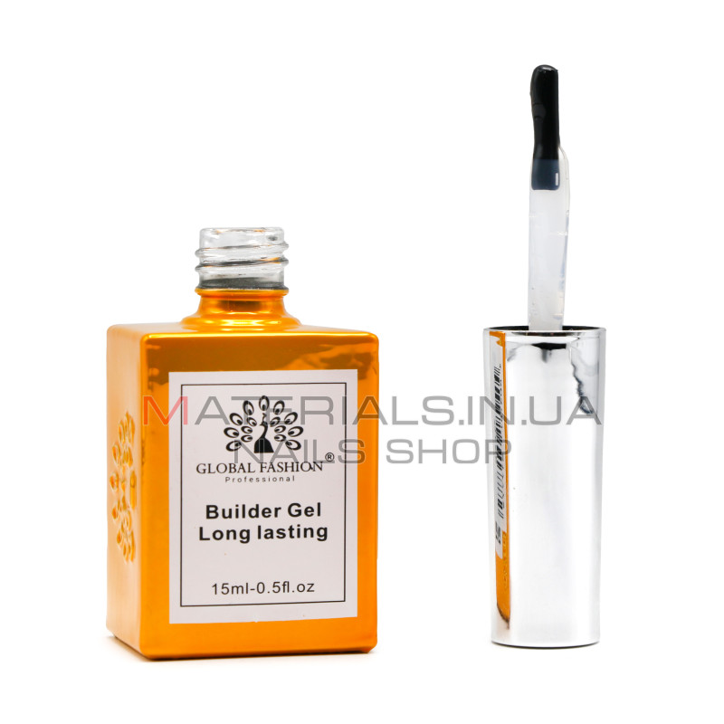 Гель для нарощування Builder Gel, 15 ml, прозорий