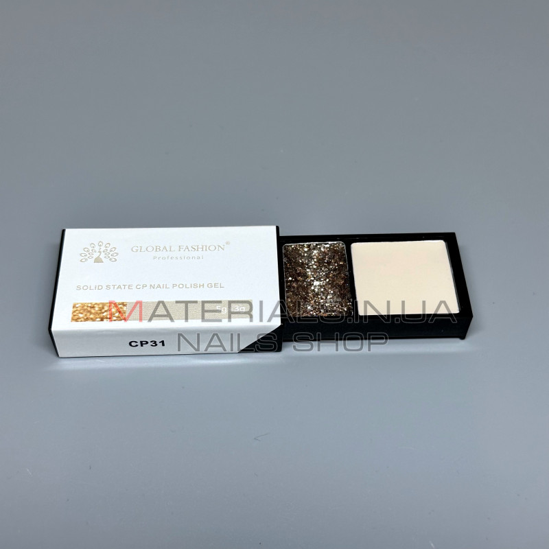 Твердый гель лак solid state CP nail polish gel (5г+3г), CP31