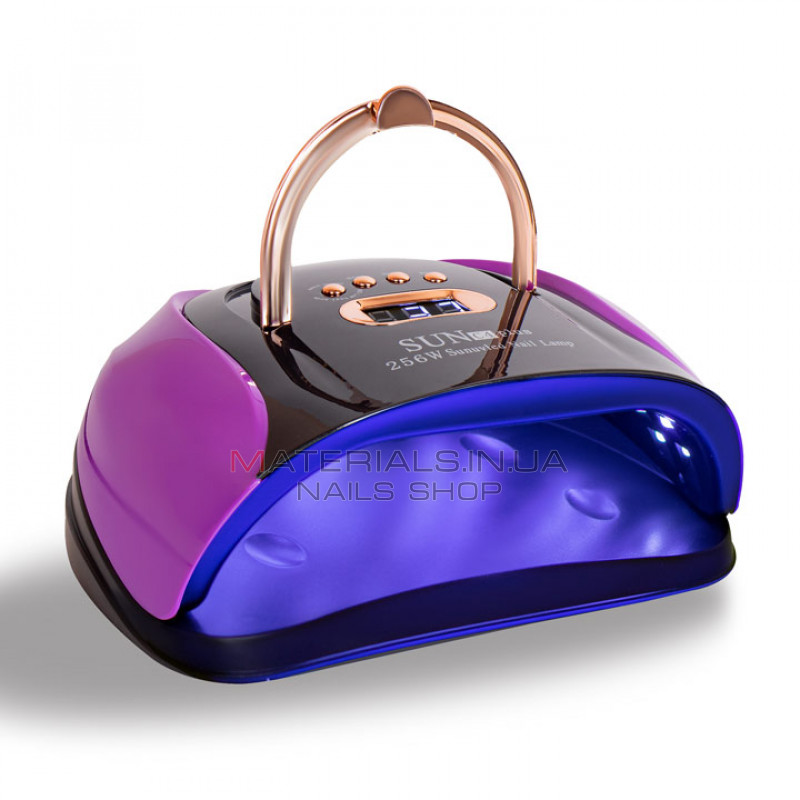 Лампа UV LED для сушіння нігтів Sun C4 Plus, 256 Вт Пурпурний (блок 24V 3A)