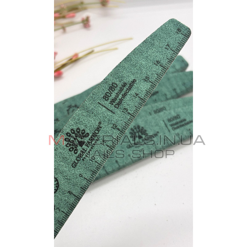 Упаковка пилок Global Fashion (color series) - лодочка 80/80 грит (25шт)