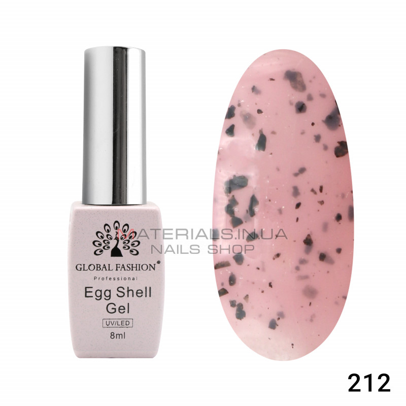 Гель лак Egg Shell 8 мл, 212 Гель лак Egg Shell 8 мл, 212
