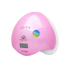 Лампа для нігтів LED/UV 72Вт, pink, Global Fashion L-1100