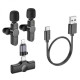Бездротовий мікрофон для телефона Borofone BFK12, Lightning + USB-C