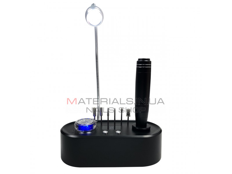Фрезер для манікюру з підсвічуванням Nail Drill UV-701 40 000 об/м стильний апарат Манікюрна машинка для нігтів