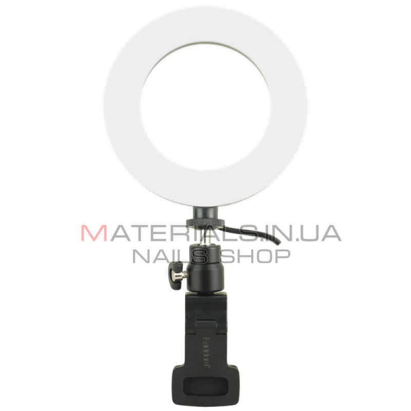 Кільцева LED-лампа Earldom ET-ZP29, 16 см, 6″ + штатив Tripod (0,9 м) з тримачем + пульт ДК