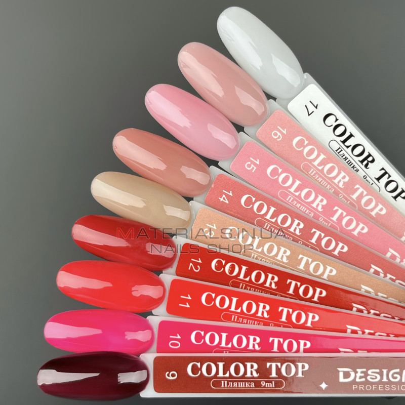 Кольорове топове покриття Color Top 14 Дизайнер, 9 мл.