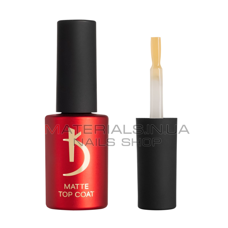 Матовое верхнее покрытие топ/финиш для гель-лака, 7 мл - Matte Top Coat Velour Kodi professional