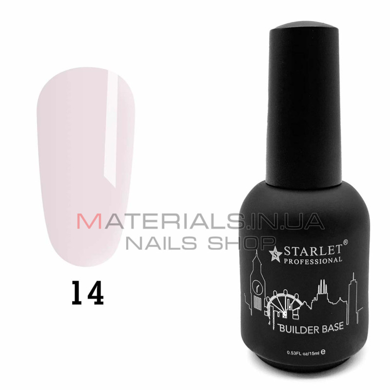 База для наращивания Builder Base Starlet Professional №014, 15 мл