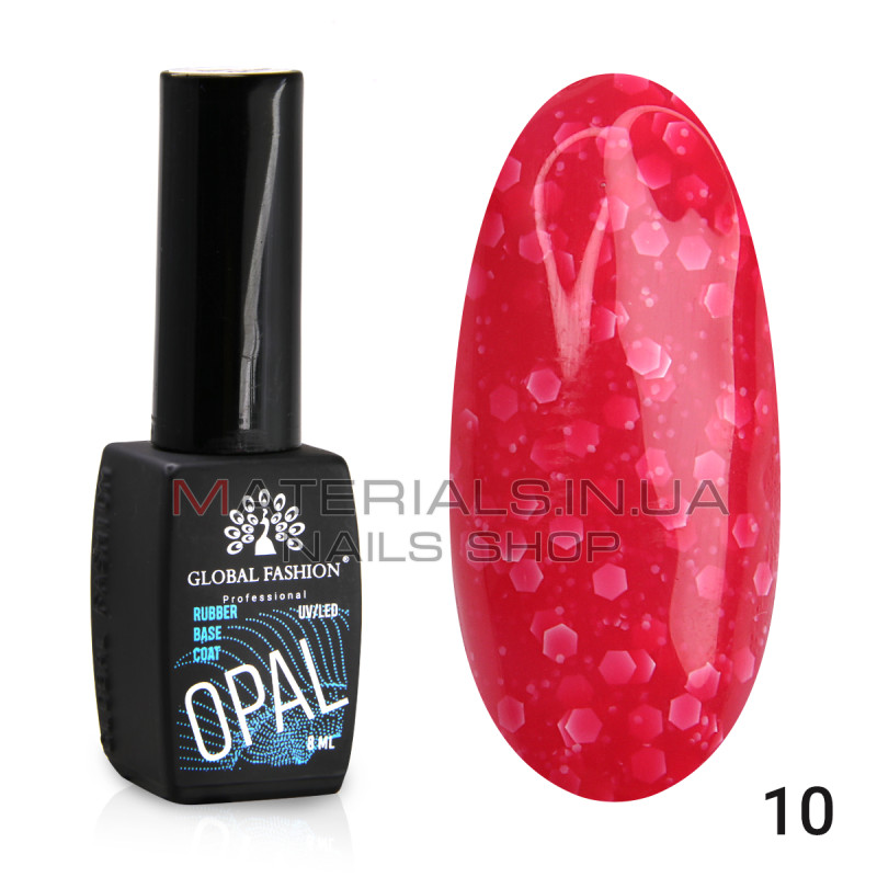 Каучуковая база Snow flakes Global Fashion 8 мл, 10