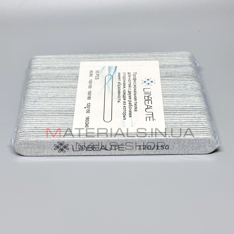 Упаковка пилок Lilly вузькі, короткі 120/150 (50шт)