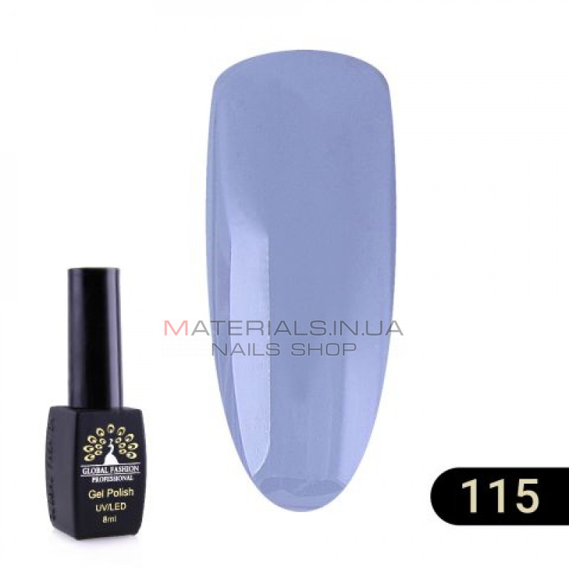 Гель лак BLACK ELITE 115, Global Fashion 8 мл Гель лак BLACK ELITE 115, Global Fashion 8 мл