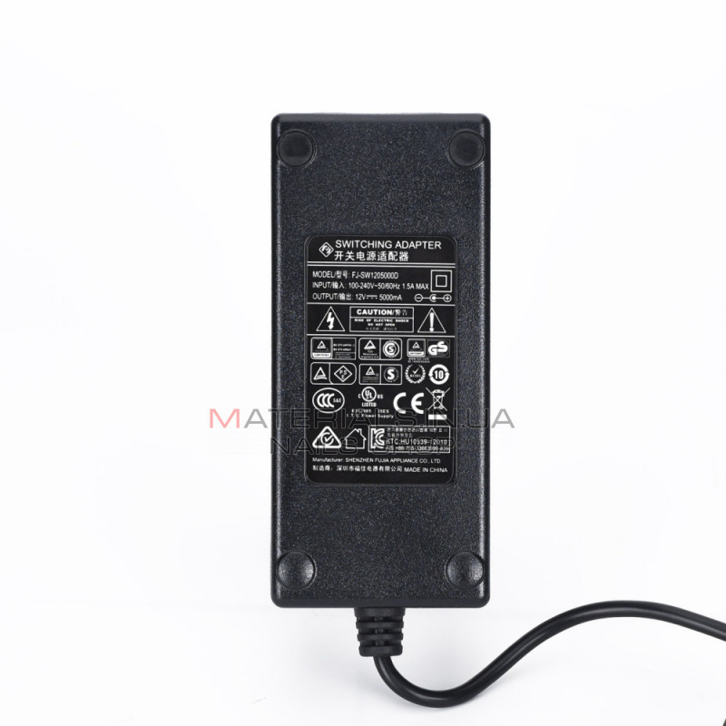 Блок питания для ламп | 12V | 5A | 60W FJ YongNuo Блок питания для ламп | 12V | 5A | 60W FJ YongNuo