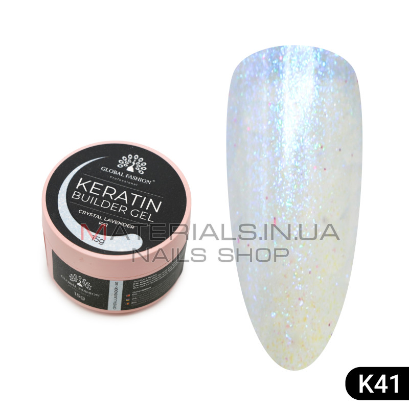 KERATIN BUILDER GEL, Global Fashion, 15 g, K41
