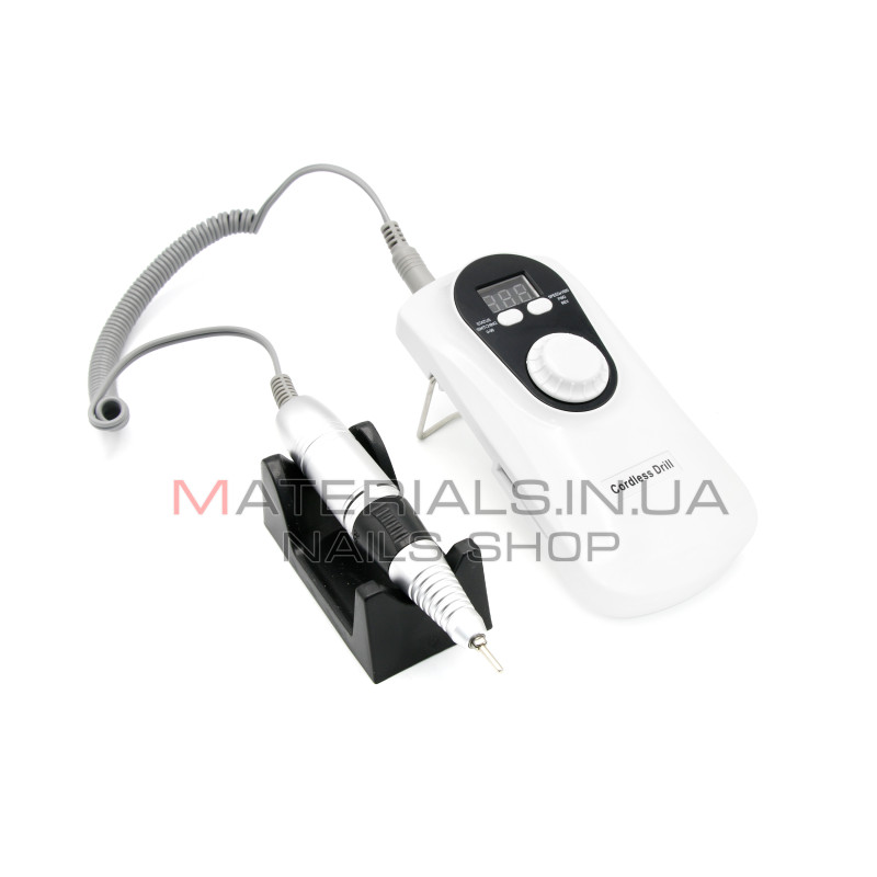 Аппарат для маникюра и педикюра CJ DM001 white, на аккумуляторе, 35000 об, 30W