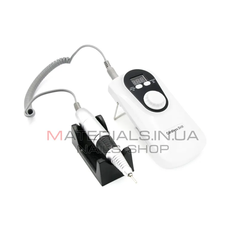 Аппарат для маникюра и педикюра CJ DM001 white, на аккумуляторе, 35000 об, 30W