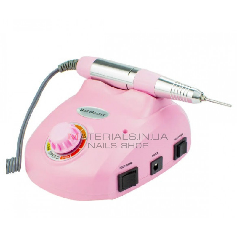 Фрезер для манікюру з насадками Nail Drill ZS - 603 65W 45000об/хв машинка для нігтів шліфування лаку фрези