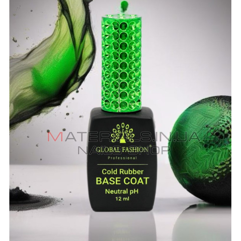 База для гель лака Global Fashion, Rubber Base Coat without Chemical 12 мл