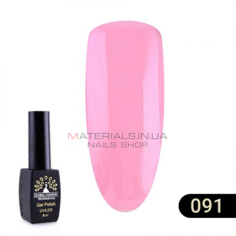 Гель лак BLACK ELITE 091, Global Fashion 8 мл