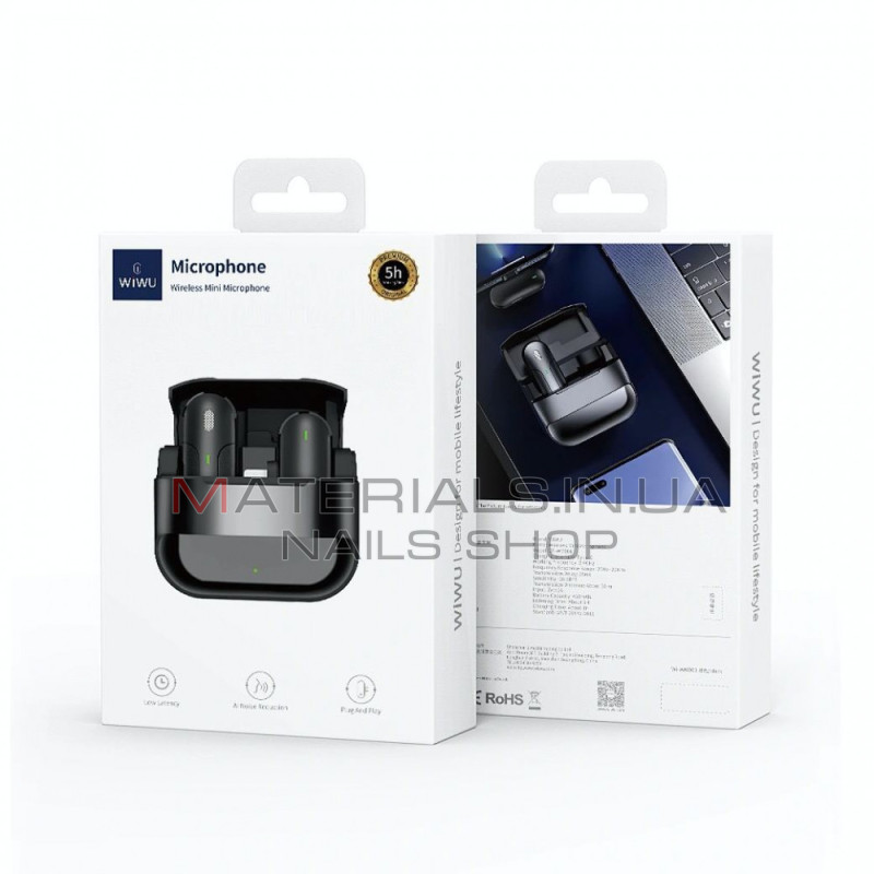 Бездротовий мікрофон для телефона WiWU Wi-WM001, USB-C