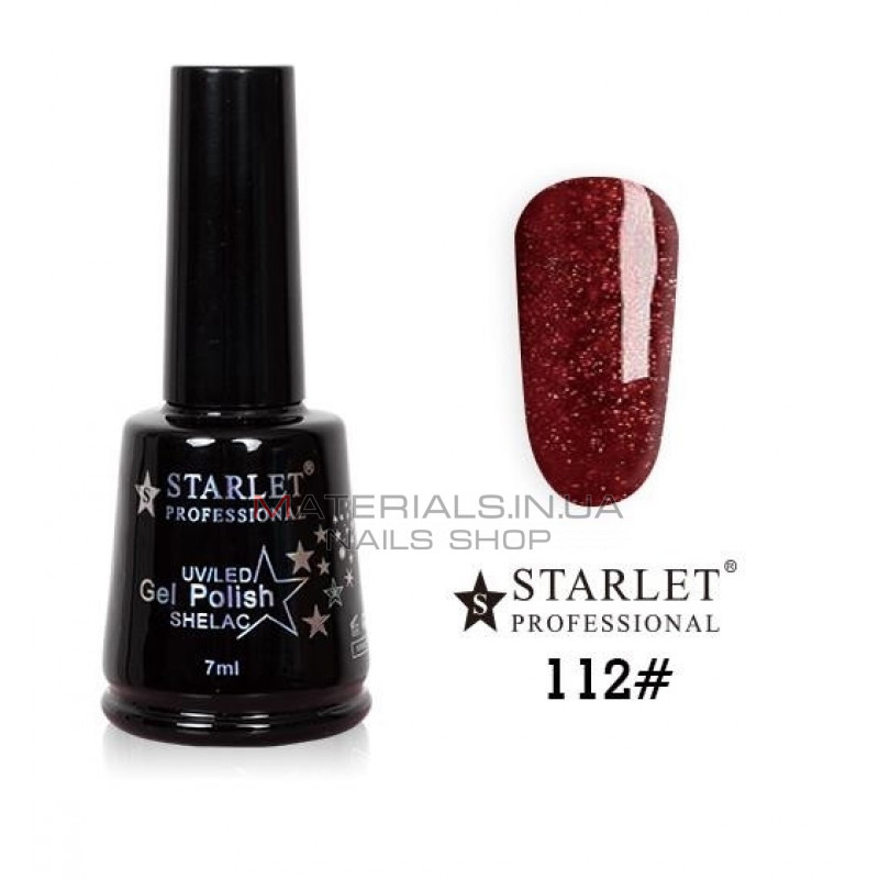Гель-лаки Starlet Professional №112, "Полуничний феирверк" Гель-лаки Starlet Professional №112, "Полуничний феирверк"