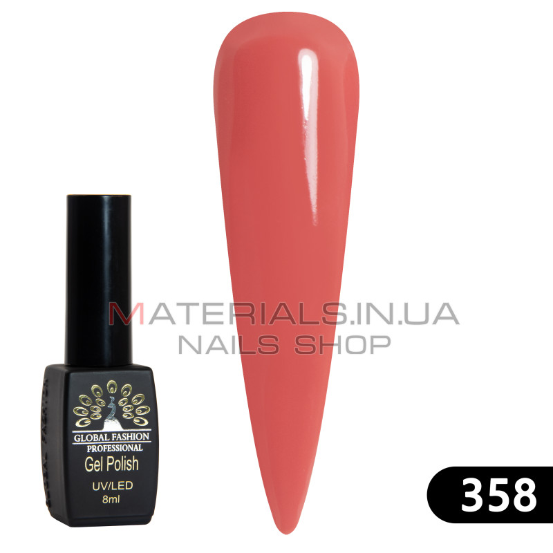 Гель лак BLACK ELITE 358, Global Fashion 8 мл