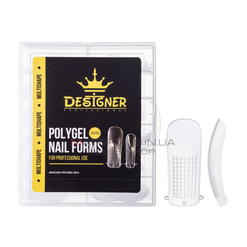Polygel Nail Forms (Multishape) - Верхні форми Дизайнер