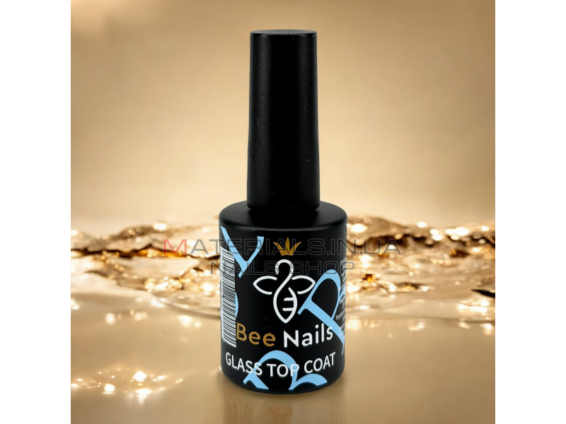 Glass top coat, Bee Nails, 15мл