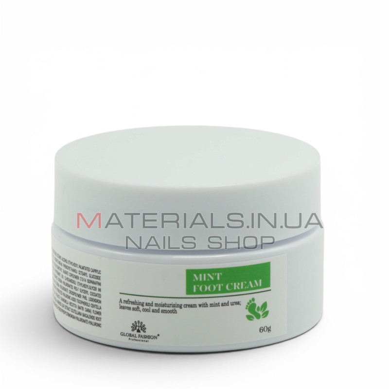 М'ятний крем для ніг Global Fashion Professional (Mint Foot Cream) 60 гр