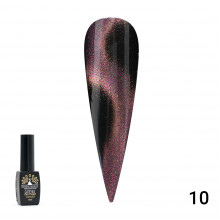 Гель лак 24D кошачий глаз Global Fashion 8 мл, 10