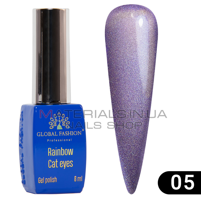 Гель-лак кошачий глаз Rainbow Laser cat eyes, 8 мл 05