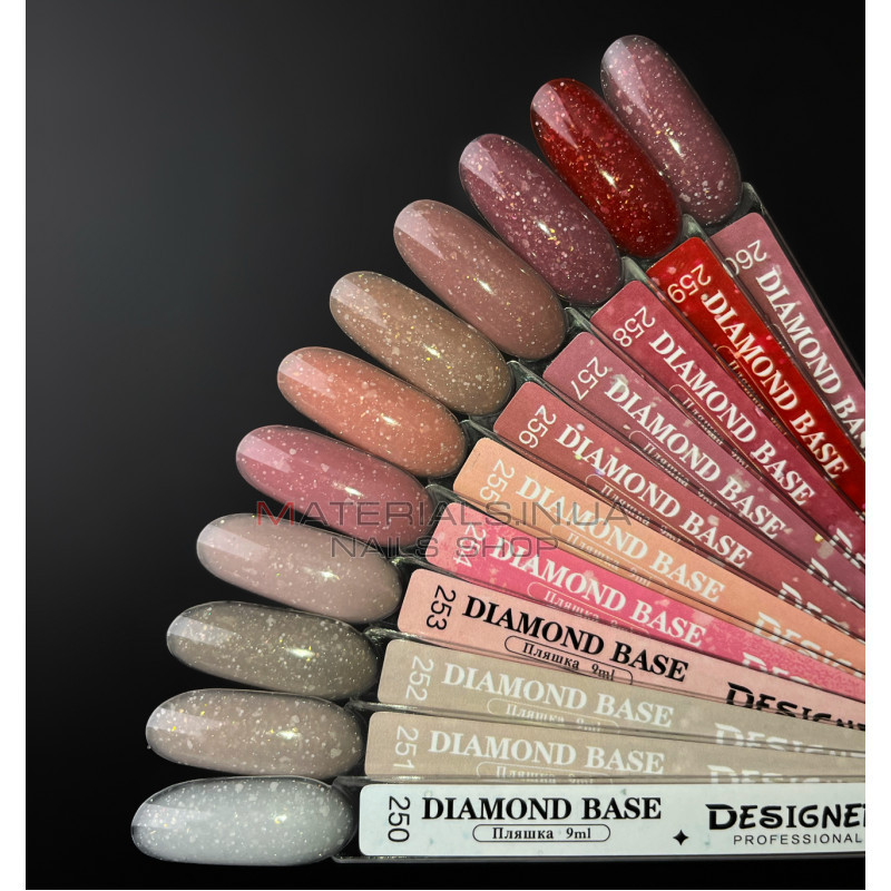 Базовое покрытие Diamond Base 251 Дизайнер (9 мл.) - с легким светоотражающим эффектом Базовое покрытие Diamond Base 251 Дизайнер (9 мл.) - с легким светоотражающим эффектом