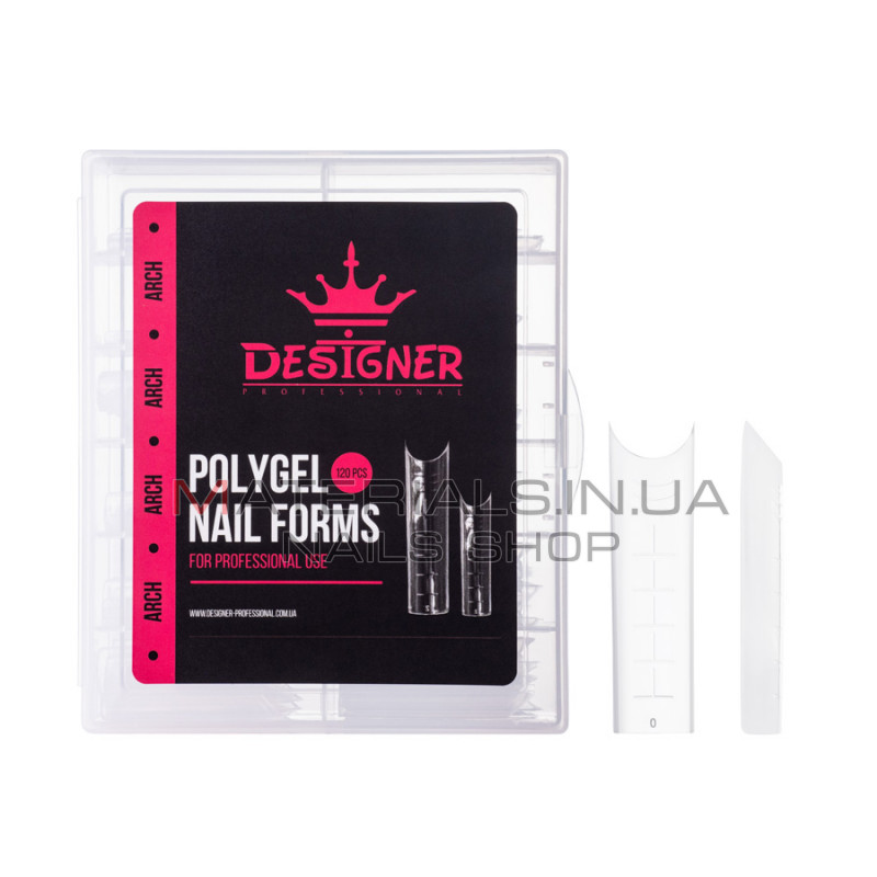 Polygel Nail Forms (Arch) - Верхні форми Дизайнер
