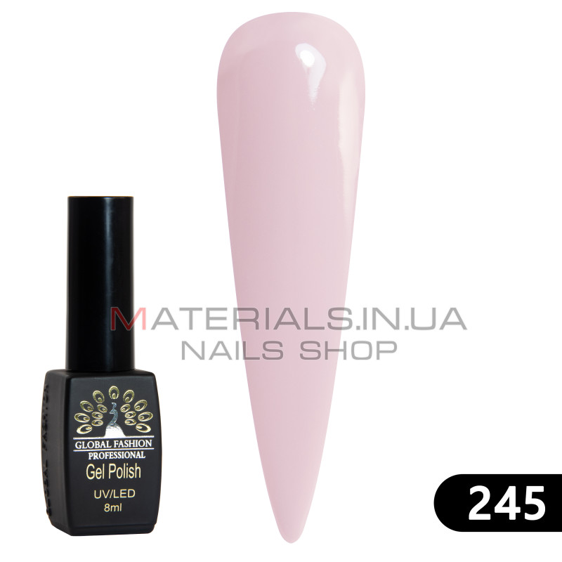 Гель лак BLACK ELITE 245, Global Fashion 8 мл