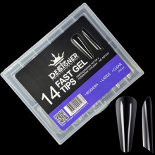 Fast gel tips №14 (Modern, large size) - Гелеві типси Дизайнер