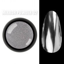 Mirror powder Дзеркальне втирання для дизайну нігтів №02