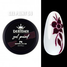 Gel Paint (no wipe) Гель-фарба (без липкого шару) Designer Professional, 5мл. №04