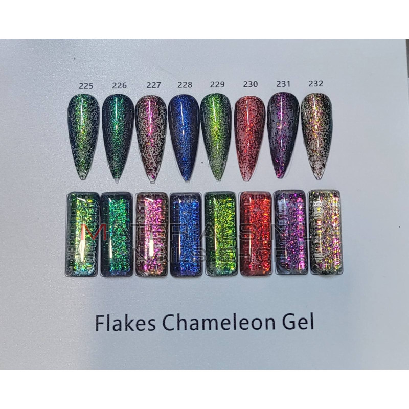 Гель лак Flakes Chameleon 8 мл, 226
