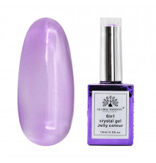 Гель для нарощування 6 in 1 crystal gel jelly colour, 15 мл, 6606