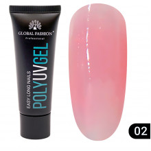 Поли UV гель (Полигель) Global Fashion 30 г 02