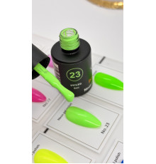 Гель-лак неоновый для ногтей Bee Nails neon gel polish, №23