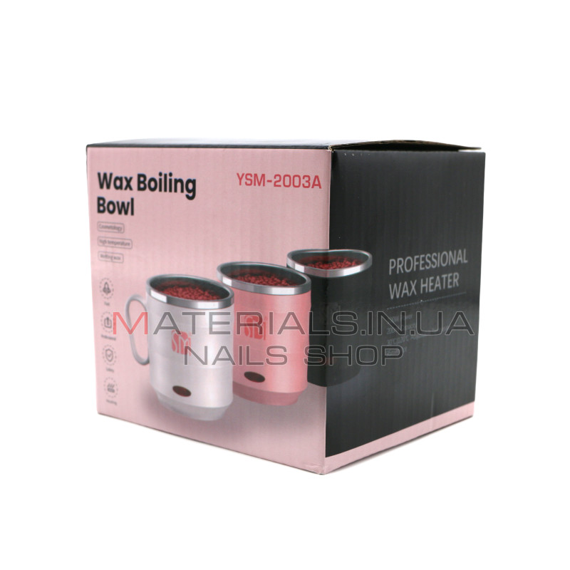 Електричний воскоплав-чаша Wax Boiling Bowl YSM-2003A, 200 мл, чорний