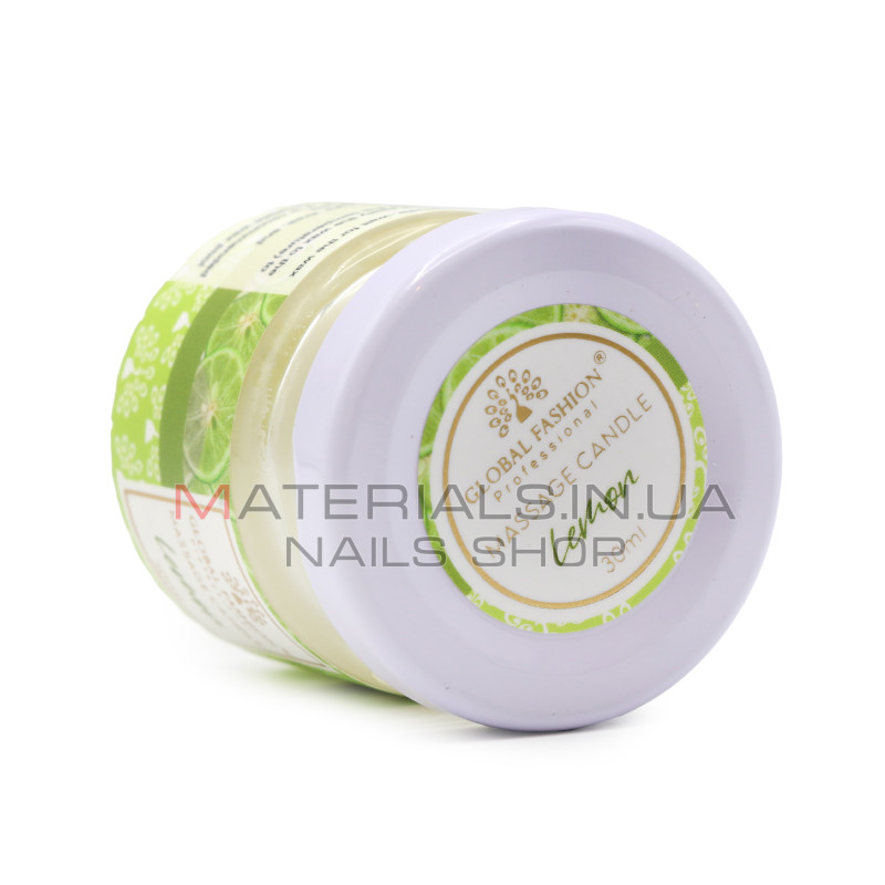 Масажна свічка Global Fashion, 30 ml, Lemon