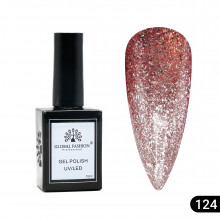 Гель лак Global Fashion, Gel polish 15 ml, 124