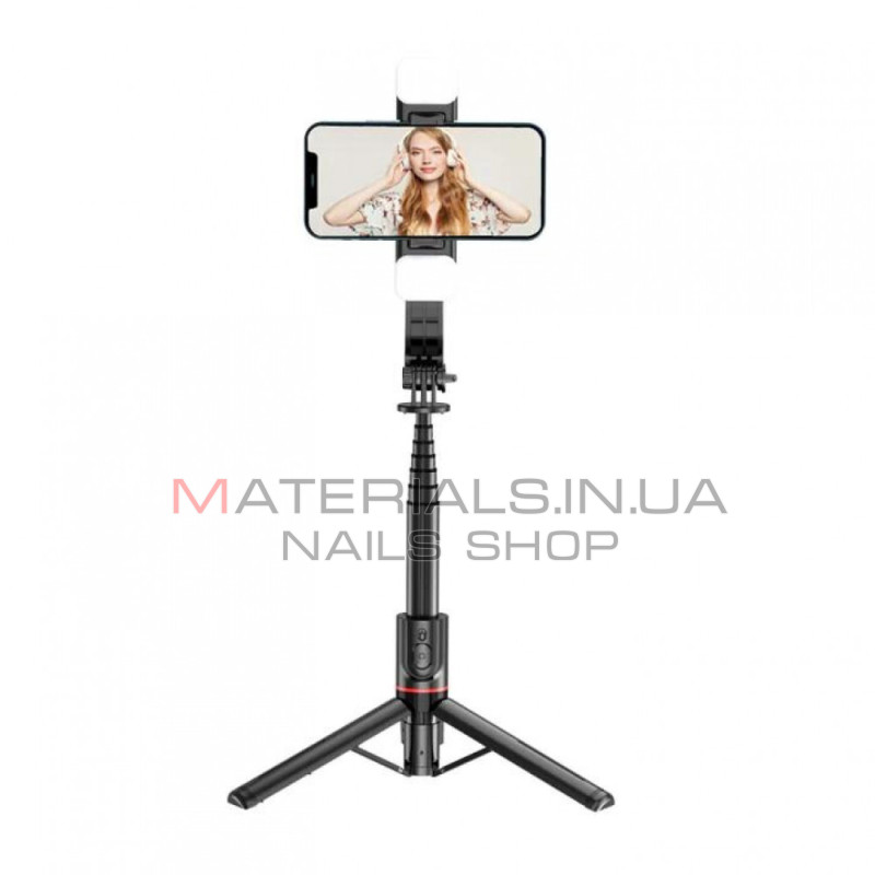 Монопод Tripod L12D, Bluetooth, заповнювальне світло, 1,08 м