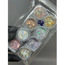 Набор декора для дизайна ногтей Starlet Professional, 10шт, №08